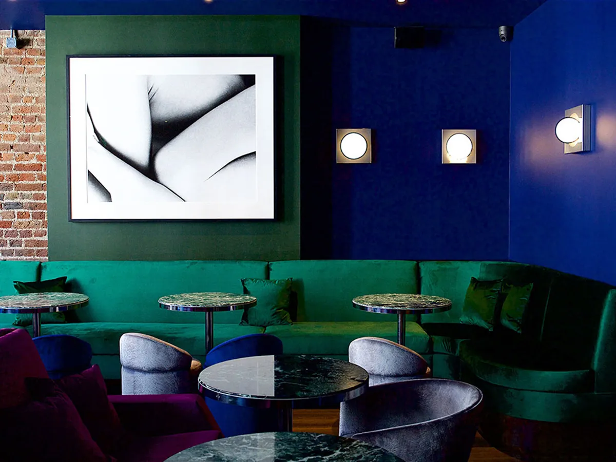 Gazelle Bar Lounge Furniture By Inside Out Contracts Blue Green Interior Design