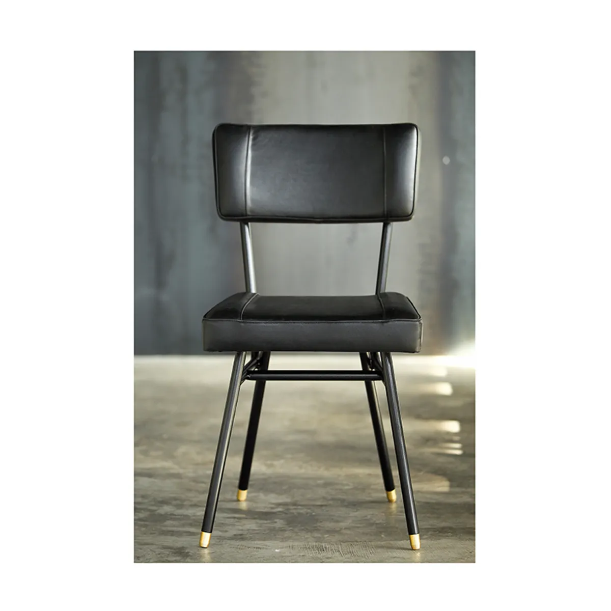 Hub Side Chair Black Front
