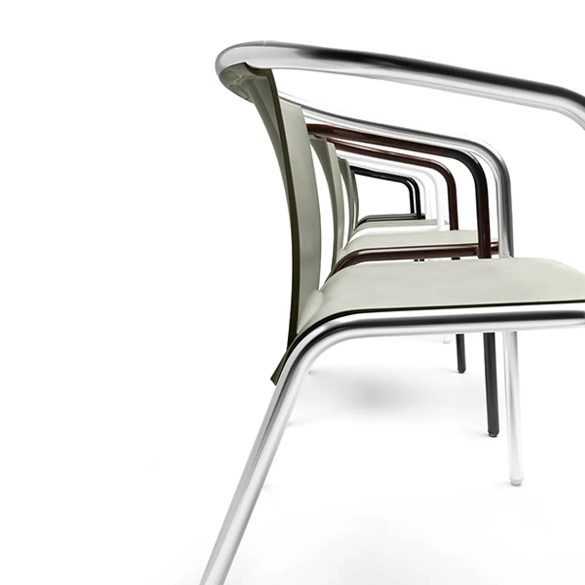 Mare Armchair For Outdoors In Metal Finish