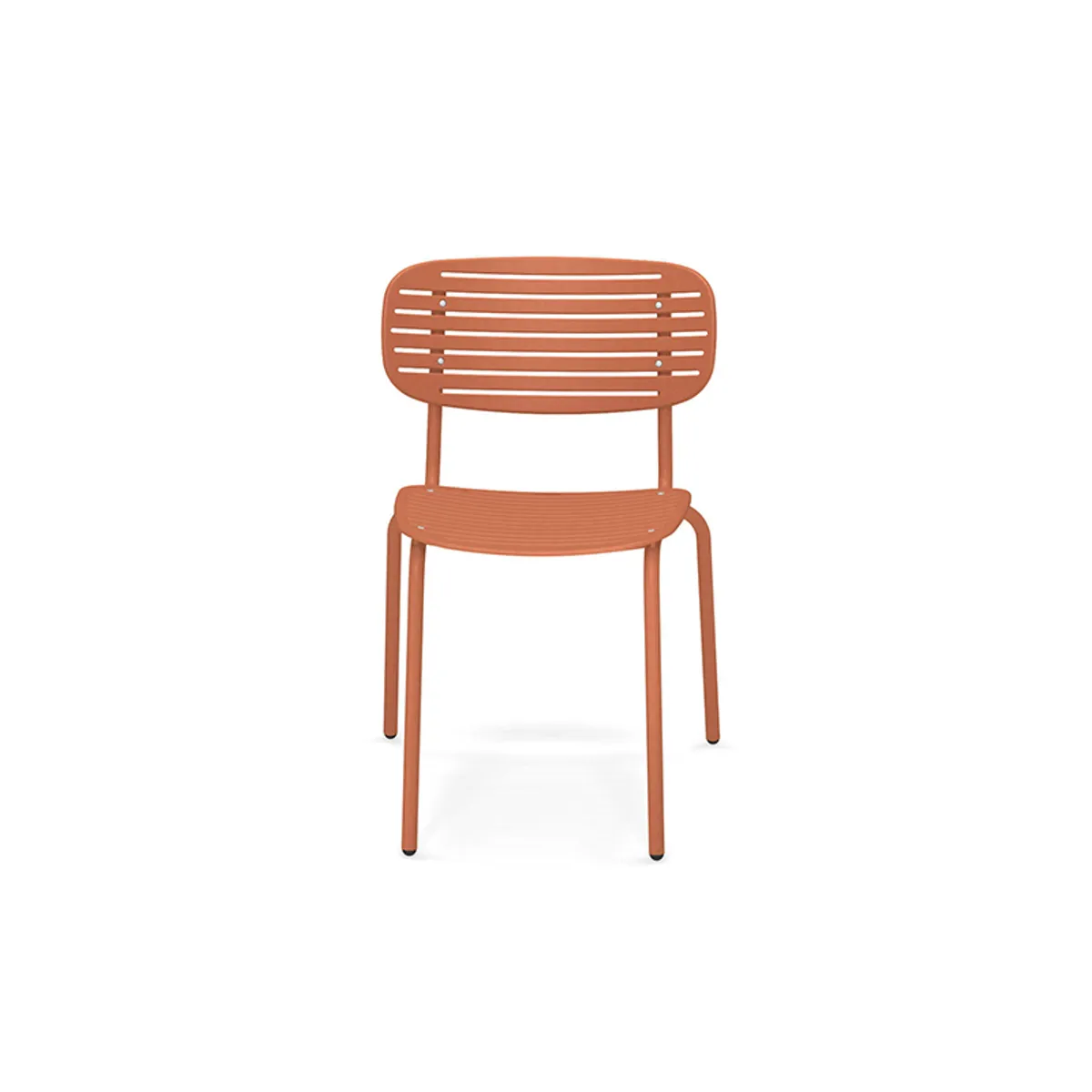 Mom Side Chair In Orange Metal Furniture For Outdoors 031