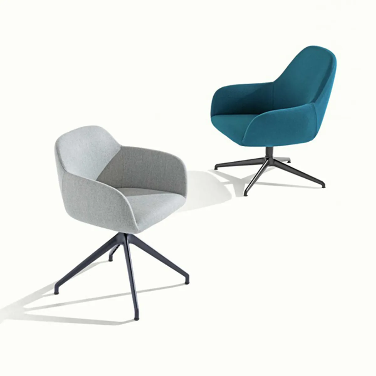 Myra Armchairs With Spider Bases