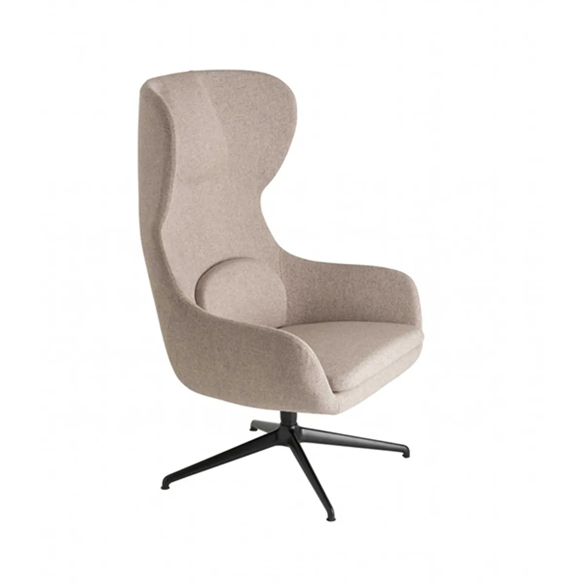 Myra High Wing Back Chair With Spider Base 683 2