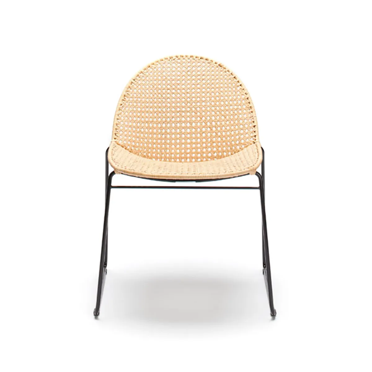 Percolator Side Chair Cane With Sled Legs For Cafes And Restaurants 981