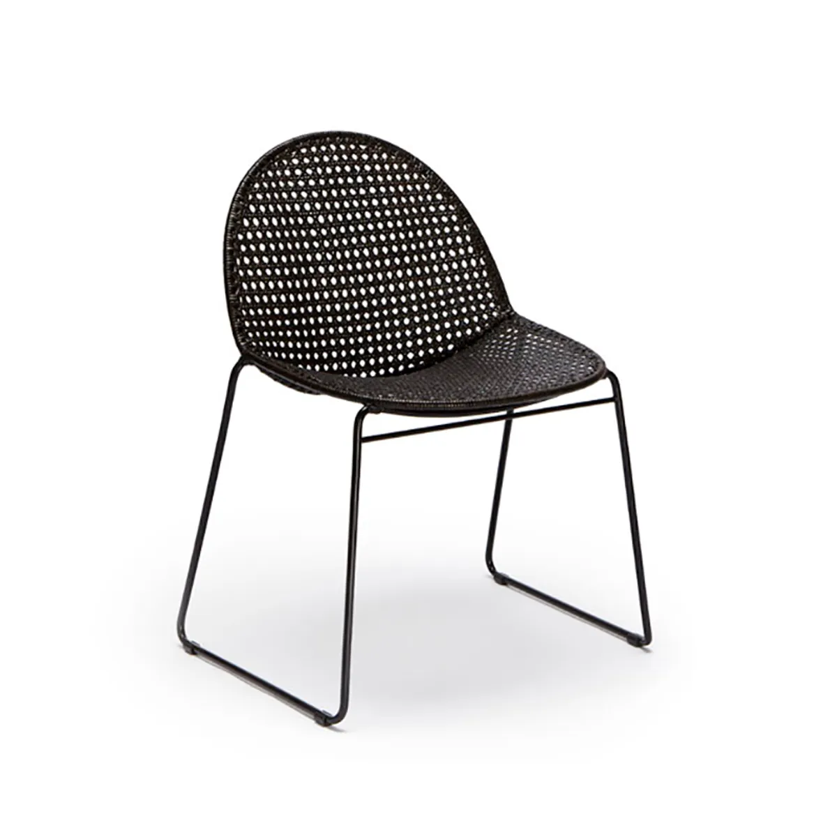 Percolator Side Chair Cane With Sled Legs For Cafes And Restaurants 984