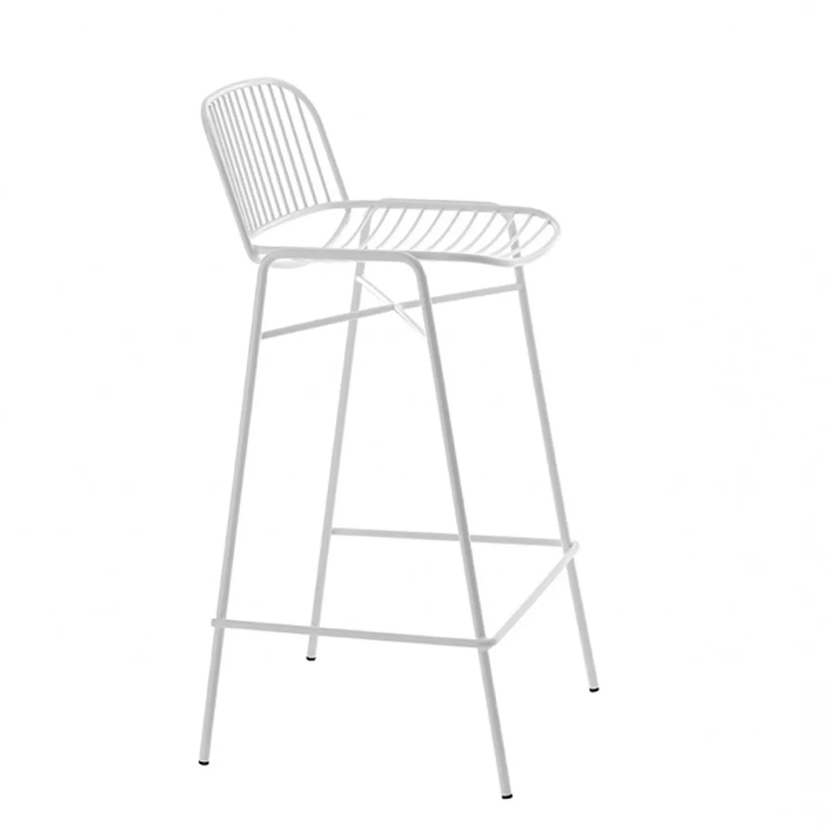 Shade Bar Stool Counter Height In White