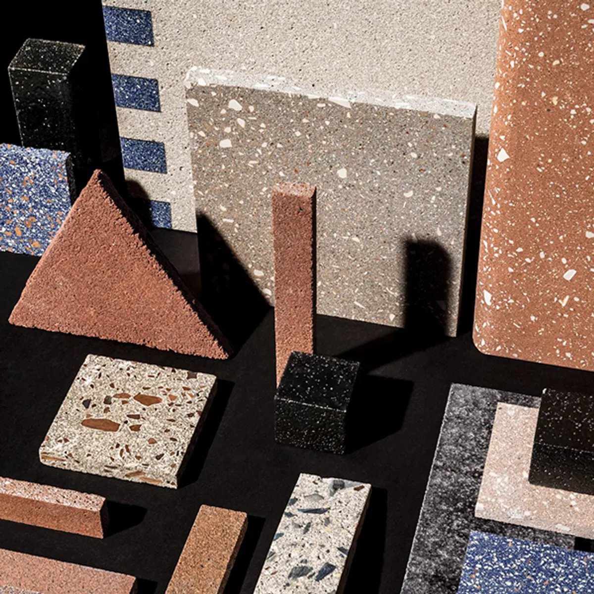 Silicastone Samples Terracotta Beige Moodboard Inside Out Contracts