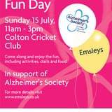 Emsleys' Charity Fun Day: Alzheimer's Society