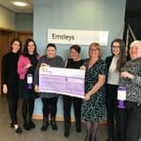 Emsleys raises £5,000 for St Gemma’s Hospice