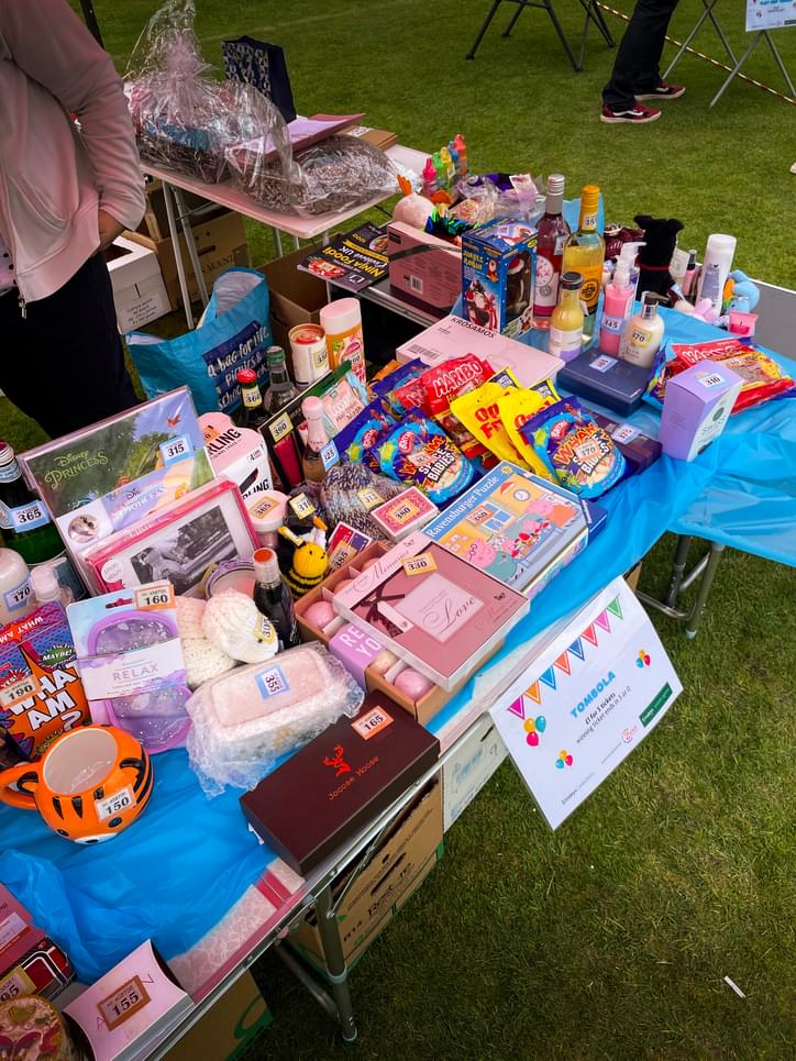 Tombola Stand at Family Fun Day