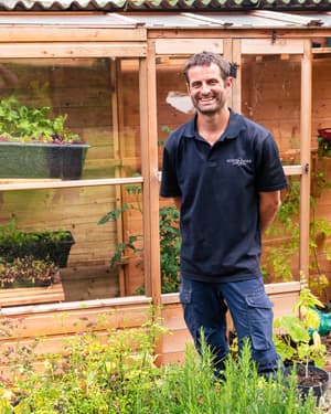 Matt Hopkins Head Gardener at the North Lakes Hotel Spa