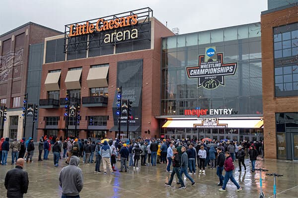 NCAA Wrestling in The District Detroit