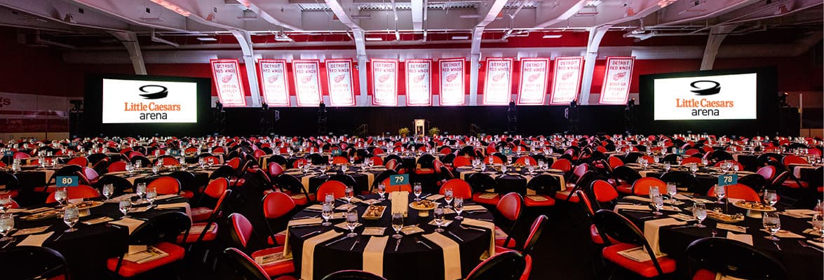 District Detroit Little Caesars Arena Private Events header