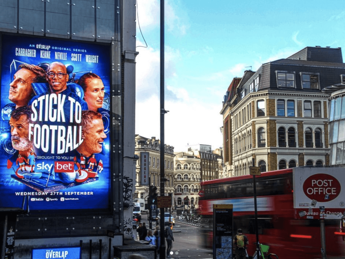 Gary Neville | Stick To Football Launches On The Overlap