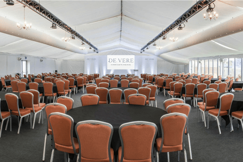 De Vere Cotswold Water Park Conference Whimbrel Marquee