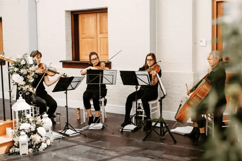 Forté String Quartet Wedding musicians Gecko Live Entertainment