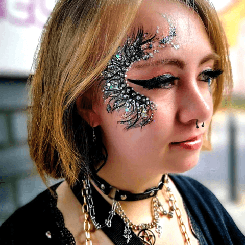 Glitter Face Painting for hire Gecko Live Entertainment