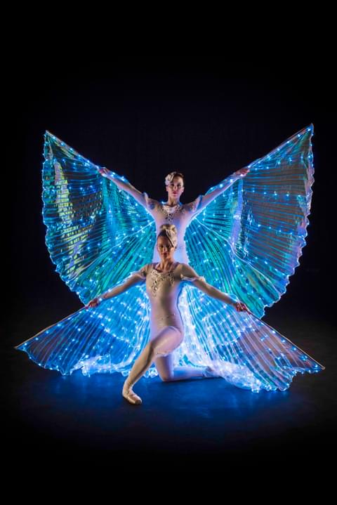 LED Ballerinas LED Dance Shows Gecko Live Enteratainment