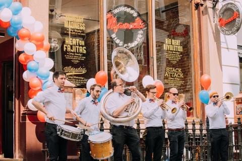 Orleans London Brass Band For Hire Gecko Live Entertainment