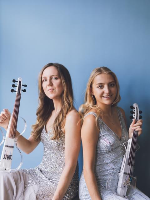 Platinum Strings Duo Acoustic Violin duo Corporate events Gecko Live Entertainment