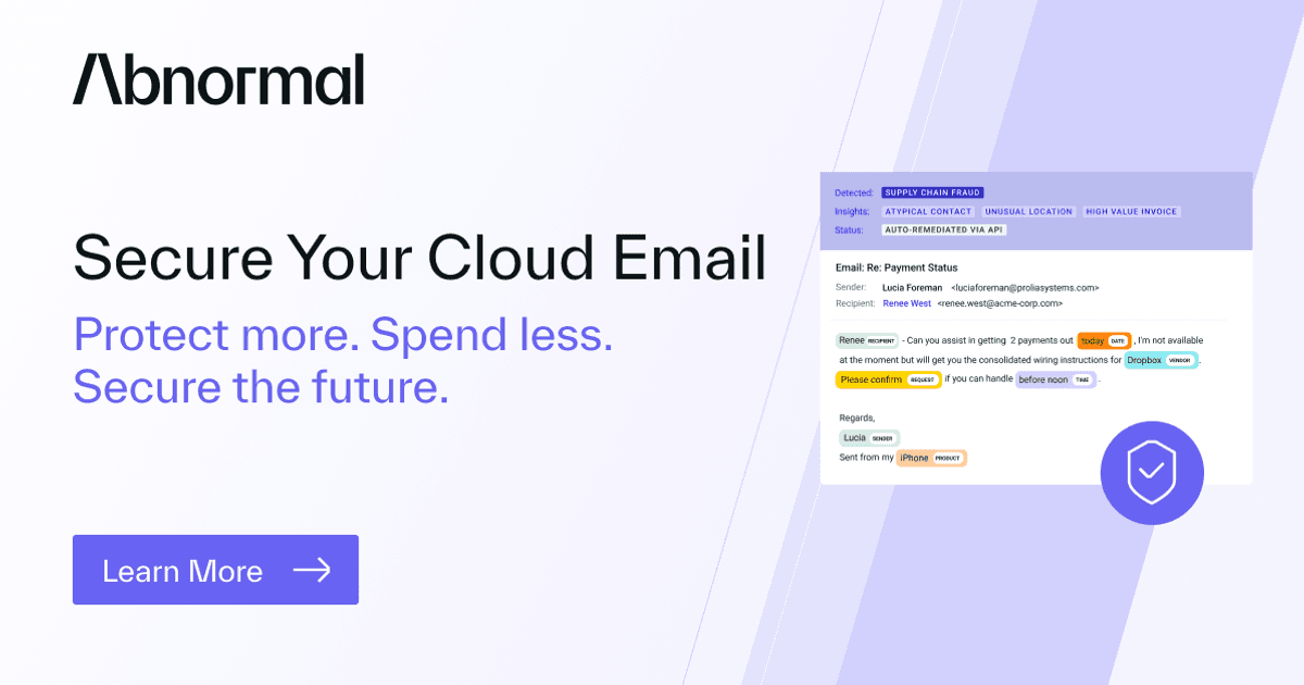 Cloud Email Security - Block Malicious Email Attacks