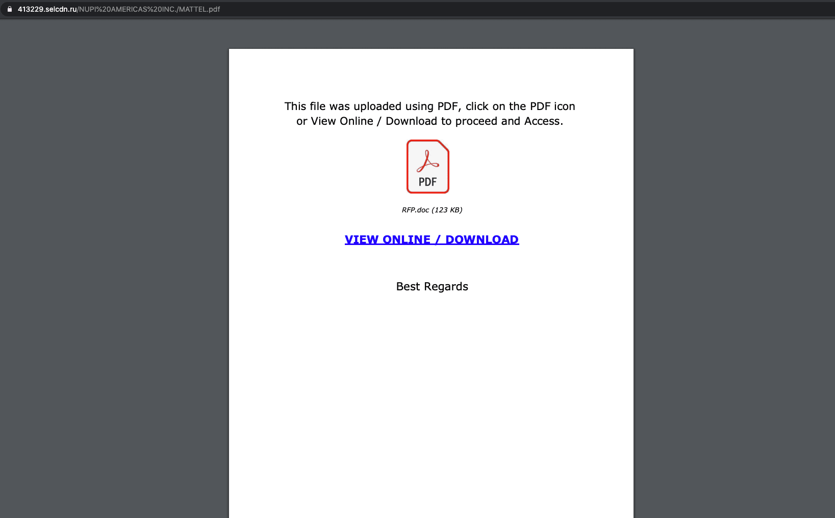 Internal phishing attack PDF