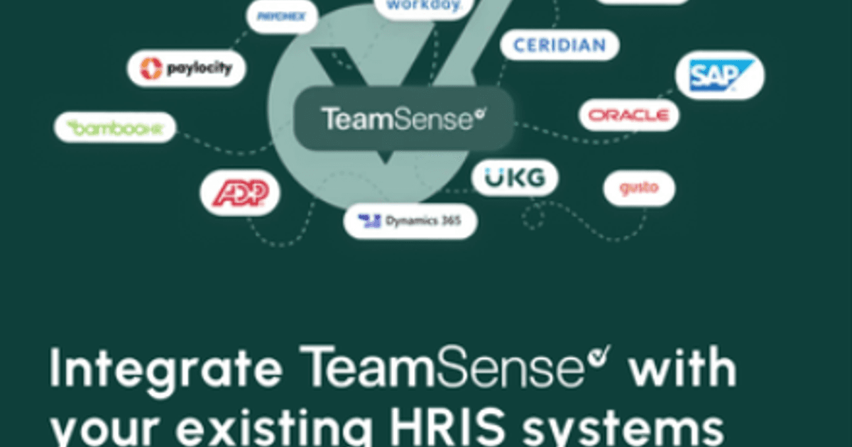 Seamless HRIS Integration for Companies Using TeamSense TeamSense