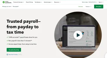Quickbooks Payroll Homepage