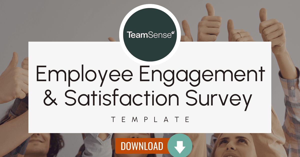 Free Employee Engagement & Satisfaction Survey Template | TeamSense