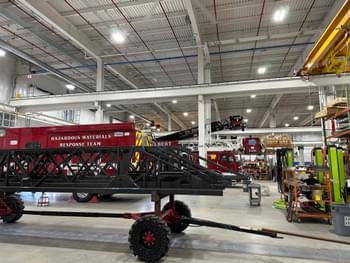 Ladders on cart