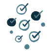An illustration of a bunch of checked checkboxes