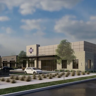 Austin Regional Clinic rendering by LEVY DYKEMA