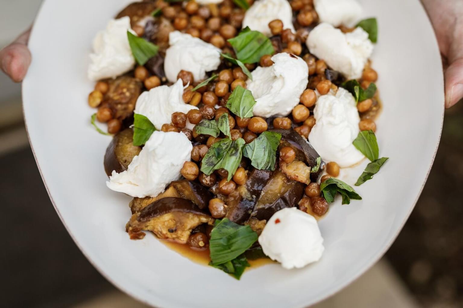 Dining Eggplant Close Up Landscape 2017