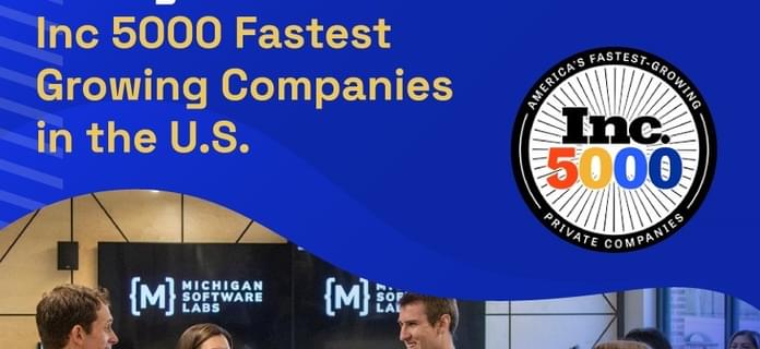 MichiganLabs named to Inc 5000 Fastest Growing Companies in the U.S.