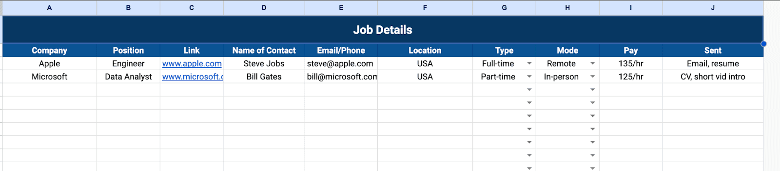image of a spreadsheet