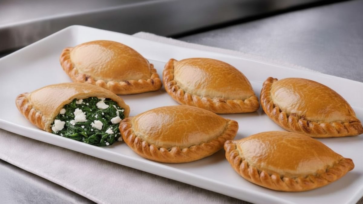 Blatterteigtaschen mit Spinatfullung