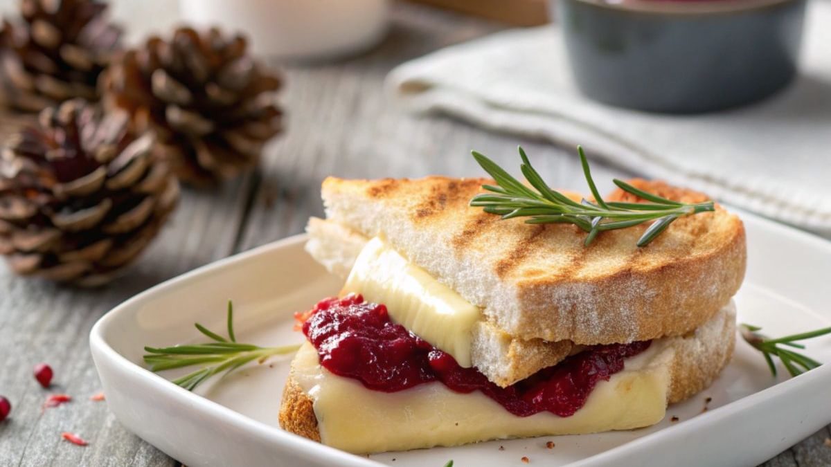 Camembert-Cranberry Sandwich