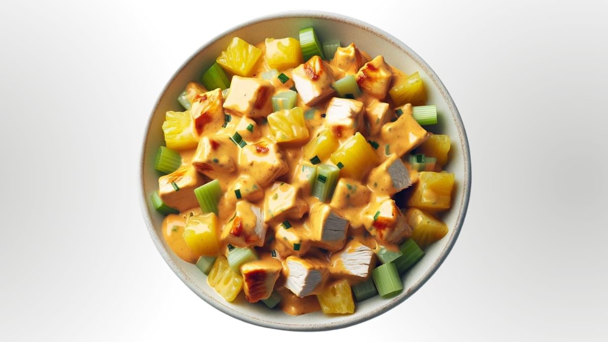 Chicken Curry Salat