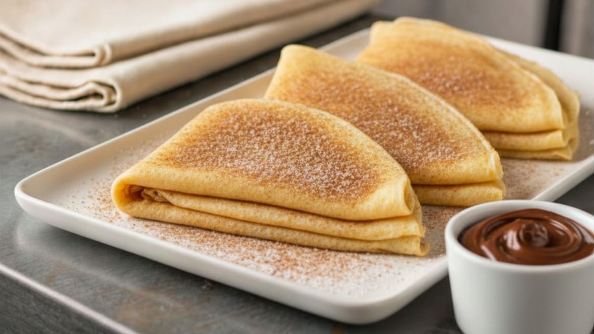 Crepes mit Zimt und Zucker oder Nutella