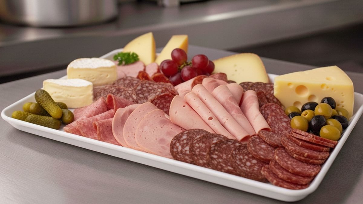Herzhafte Käse-Wurst Platte