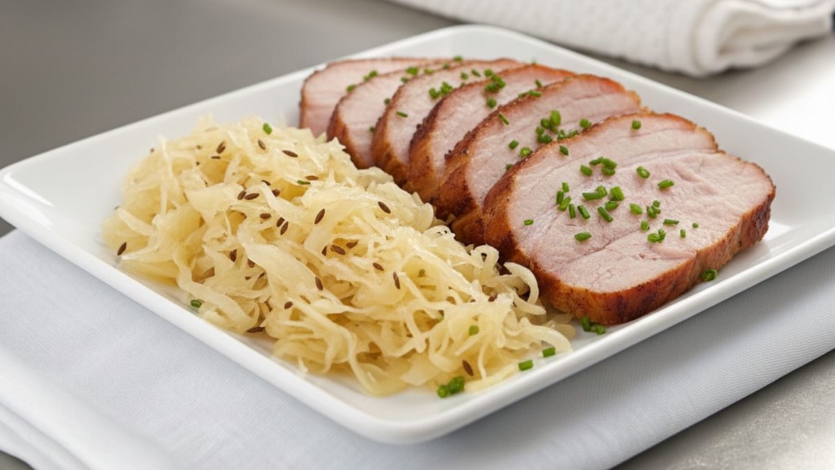 Kasslerbraten mit Sauerkraut