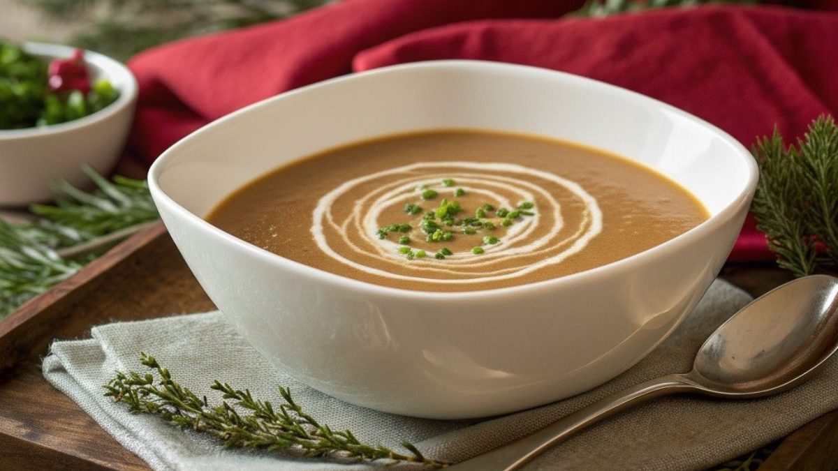 Maronencremesuppe