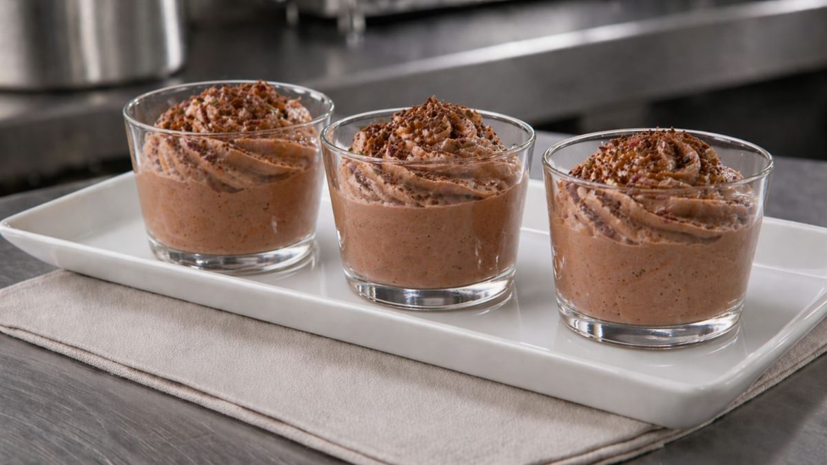 Veganes Schoko-Mousse im Glas