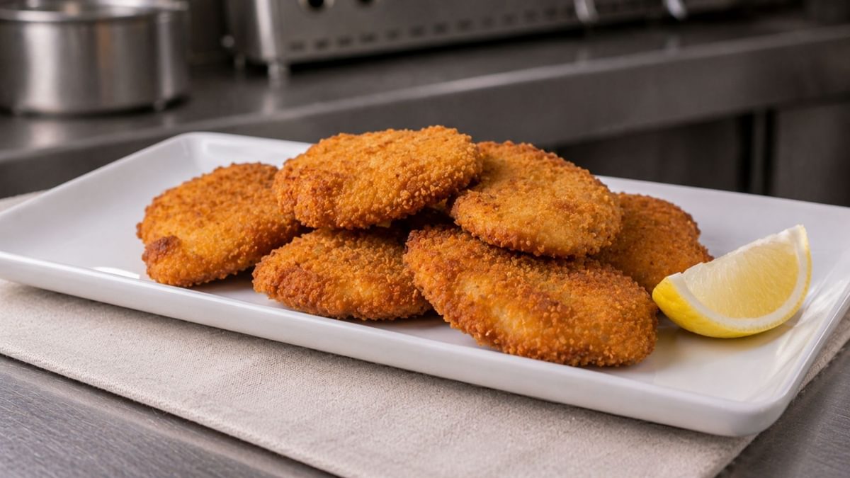 Panierte Mini-Schnitzel