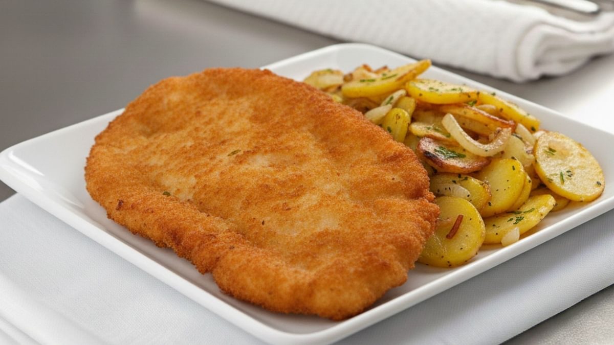 Italienisches Parmesan-Puten-Schnitzel