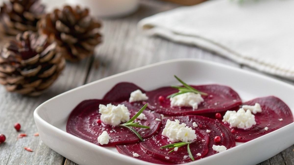 Rote beete carpacio