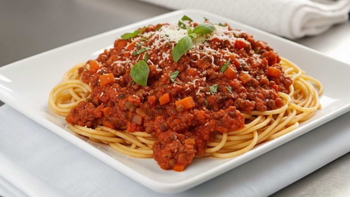 Vegane Pasta Bolognese
