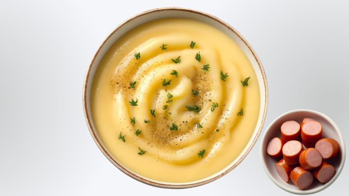 Vegetarische Kartoffelrahmsuppe
