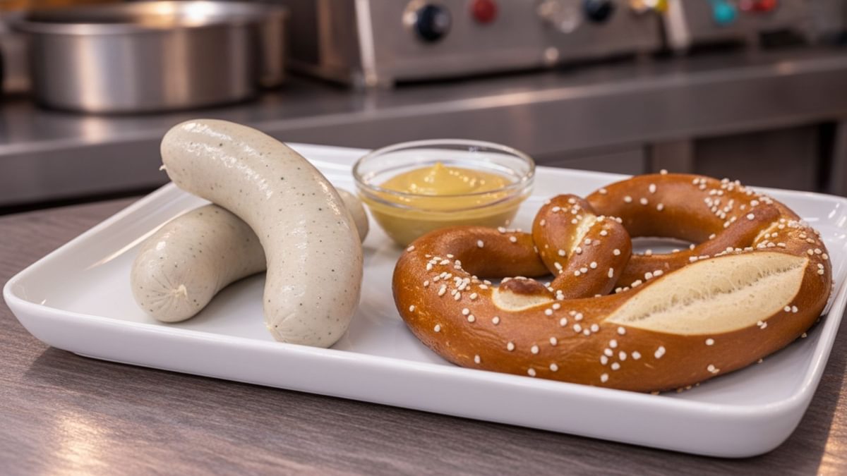 Weißwurst mit Brezel