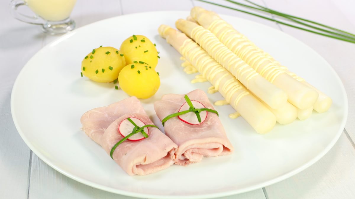 Asparagus mit cooked ham 02