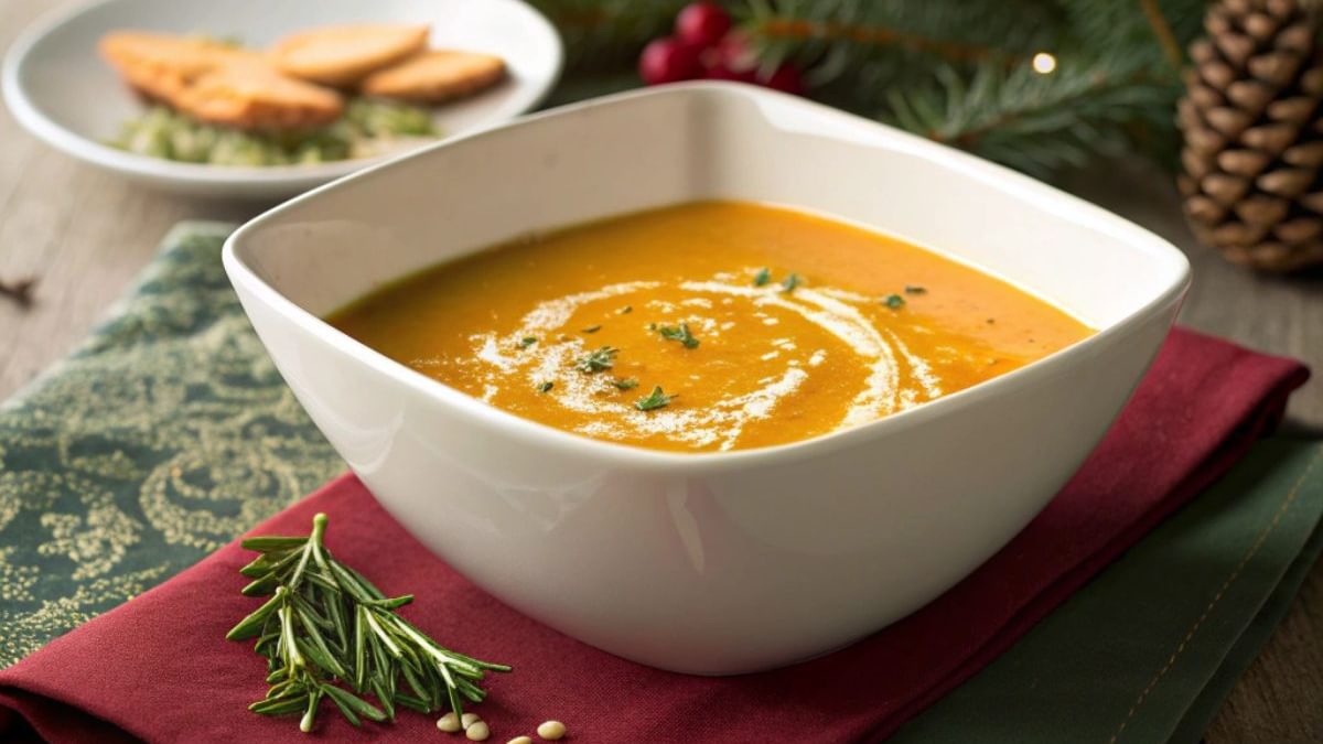 Kartoffel karotten ingwer suppe